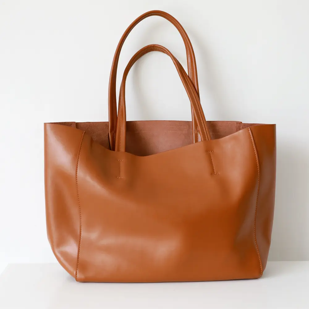 2021 Western style classical soft tote bag ladies genuine leather bags women handbags set bags