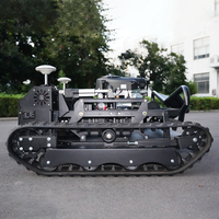 Livraison Gratuite Tondeuse Robot à Essence sur Chenilles Télécommandée, Largeur de Coupe 900mm 1100mm 1300mm