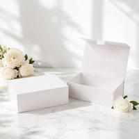 Luxe cadeauverpakking opvouwbare vleugelbox gepersonaliseerde opvouwbare doos gedroogd fruit dadels chocolade gerecycled papier verpakkingen