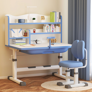 Conjunto de <span class=keywords><strong>Escritorio</strong></span> y Silla Ajustables Profesionales, Duraderos y Resistentes, Silla de Estudio para Estudiantes de Grado Comercial, Cómoda, OEM, para Dormitorio - Product Image 1