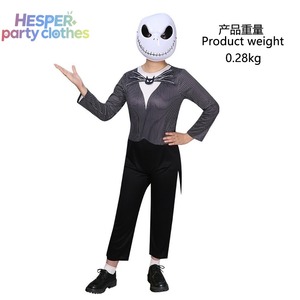 HESPER Halloween Jack Skeleton Costume Men Women Cosplay Masks Featuring Frightening King Animal Ghost Suit Cloak Pants Jumpsuit - Product Image 3