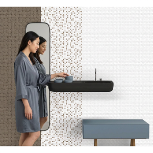 Carreaux muraux numériques en céramique de luxe 12x18 pouces, émaillés de qualité supérieure pour la conception intérieure de salles de bain - Product Image 3