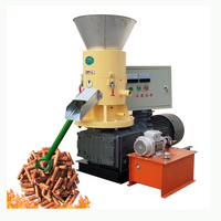 Machine à fabriquer des granulés de bois à matrice plate Lerford neuve, avec moteur électrique 7,5 kW, haute capacité, garantie 1 an