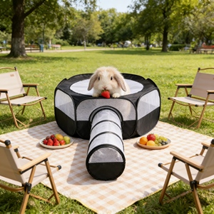 Tenda da <span class=keywords><strong>Campeggio</strong></span> per Animali Domestici con Stampa Mimetica per Farsi Sfumare Discretamente nell'Ambiente Forestale - Product Image 1