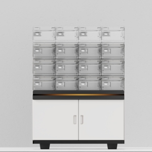 Ecobox Hiển thị lịch thi đấu đứng kệ giá nhựa hiển thị bảng đứng kẹo nhựa gấp tủ trưng bày cho siêu thị - Product Image 4