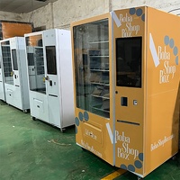 Distributeur automatique intelligent à écran large, 24h/24, avec manipulateur d'axe XY pour la vente de nourriture et de boissons, SDK inclus