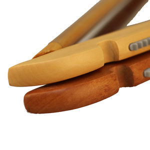 Cintre en bois pour hommes et femmes avec robe de mariée blanche pour affichage de magasin de vêtements, vente en gros en boutique - Product Image 3