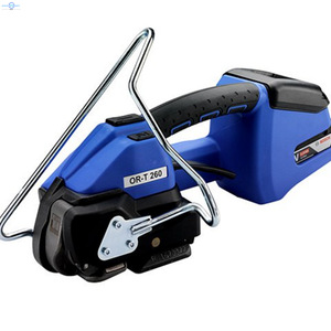 Máquina flejadora eléctrica portátil Or-T 260 con tensado automático y soldadura por fricción para embalaje de PET - Product Image 1