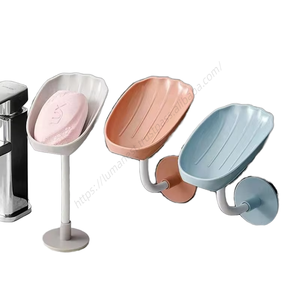 Soporte de pared para esponjas y jabón con ventosa para baño, venta al por mayor - Product Image 1