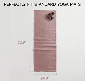 Custom Ultra Absorbent <b>Eco</b>-Friendly Quick-Dry Yoga Towel-Soft Skin-Friendly Fabric with Anti-Slip <b>Dots</b> for Gym - Product Image 3