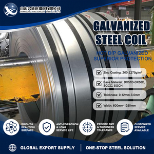 Zero Spangle DX54D Z40 G/sqm 0.40mm 1219mm EN 10143 ID 508mm Galvanized Steel Strip with High Strength - Product Image 1