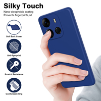 Étui de protection en silicone liquide de luxe pour Tecno SPARK GO 2023 /SPARK 8C/ 9 /9T Coque de téléphone antichoc pour Tecno Pop 7