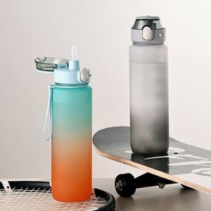 Botella de Agua Deportiva de 1000 ml, sin BPA, a Prueba de Fugas, con Logotipo Personalizado, Botella de Plástico para Gimnasio, Venta al por Mayor - Product Image 2