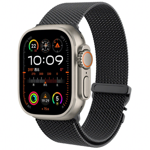 Correa de Reloj de Acero Metálica Personalizada al por Mayor de 46 mm y 49 mm para Apple Ultra <span class=keywords><strong>2</strong></span> Tell <span class=keywords><strong>Felipe</strong></span> Apply - Product Image 1