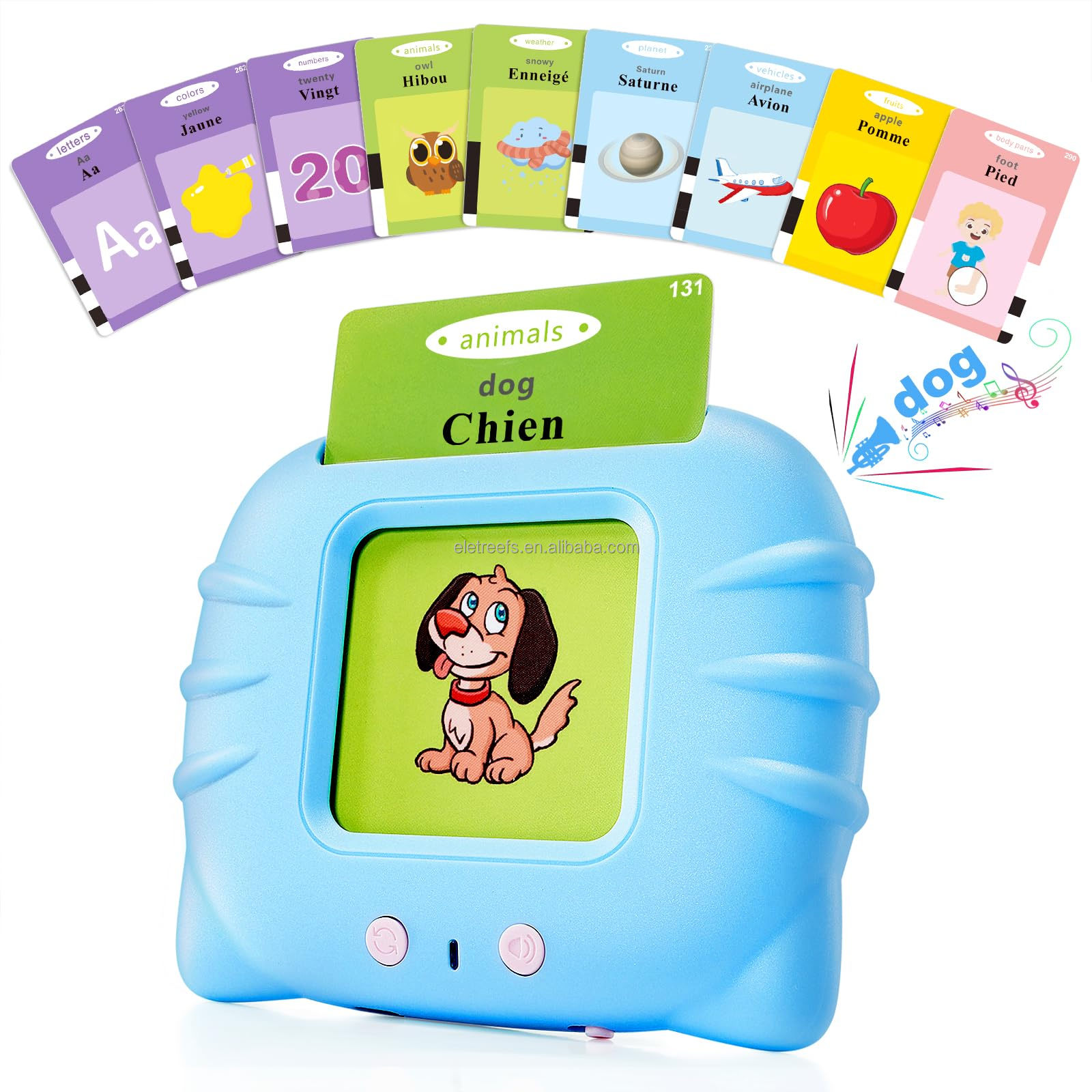 Spanish Flash Card Toy