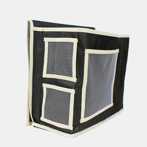 Oxford Fabric Bedside Cabinet Pockets Eco-Friendly <b>Foldable</b> Sofa Table for <b>Mattress</b> Books Remote Double Tiers Sewing Technics - Product Image 3