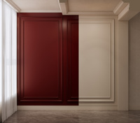 Panneaux muraux en MDF sur mesure, projet de villa et d'appartement, solution totale, plan personnalisé, support, vente directe d'usine