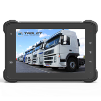 Tablet PC Industrial Resistente para Vehículos, Android, 7 Pulgadas, 800nits, GPS, 4G, WIFI, BT, NFC, GPIO, RS232, CANBUS, IP67, para Gestión de Flotas