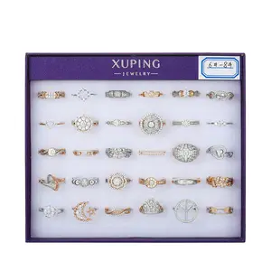 अंगूठी-142 xuping गहने हीरा लक्जरी बहु-शैली फैशन निकासी बिक्री विशेष कीमत बॉक्स शादी के छल्ले