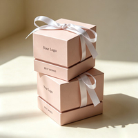 Boîte rigide de luxe en gros pour bougies avec couvercle, emballage de haute qualité pour pots de bougies, idéal comme cadeau, emballage cadeau personnalisé vide
