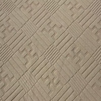 Un côté doux brosse anti-boulochage lettre tricoté Jacquard 100% polyester polaire tissu pour canapé chaise couverture vêtement
