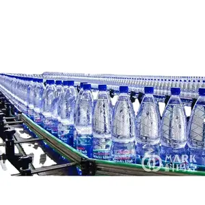 Ligne de production de remplissage d'eau embouteillée en plastique Machine d'embouteillage d'eau pure