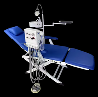 Fauteuil dentaire à vendre à bas prix, avec plateau mural personnalisable, sécurisé, pliable et portable, équipement de clinique