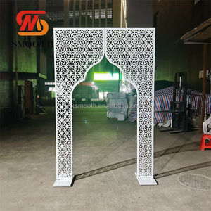 Arco de Metal Dorado Brillante de Lujo para Decoración de Bodas, Soporte de Fondo para Eventos, Escenario - Product Image 4