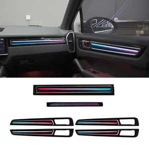 Modern <b>Car</b> Ambient Light Kit for Porsche Cayenne 2018-2023 Interior Atmosphere LED Lamp Strip Manufacturer - Product Image 1