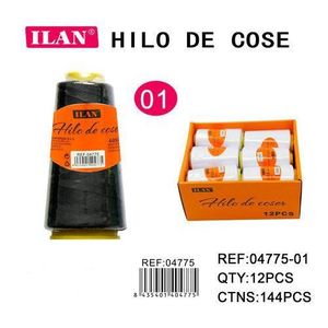 ด้ายเย็บผ้าอิลัน ฮิโล เด โคเซ่ 2750 ม. สีดำ สำหรับซ่อมเสื้อผ้า - Product Image 3