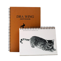 Cuaderno de bocetos de línea de papel Kraft A6, B5, notas para estudiantes, diario, A4, cuaderno en blanco, impresión personalizada