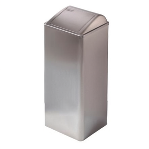 Cestino per Rifiuti in Acciaio Inox 80 L con Coperchio per Uso Interno ed Esterno - Product Image 2