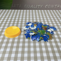 Puzzle 3D sphérique de la Terre en plastique ABS de 11 cm, 60 pièces, pour enfants, jouet éducatif, acceptant l'impression UV OEM