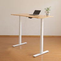 2026 Cadre de bureau assis-debout robuste en métal, double moteur, convertible 3 positions, largeur réglable, fonctionnement silencieux pour bureau