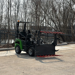 Everun nâng cấp dài-cánh tay er08eh điện radlader Elektro hoflader máy 1t Mini phía trước điện bánh xe tải - Product Image 6