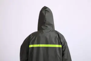 Knitted Fabric Raincoat Outdoor Operations Fishery Agriculture Construction Rubber And Plastic High Quality Raincoat