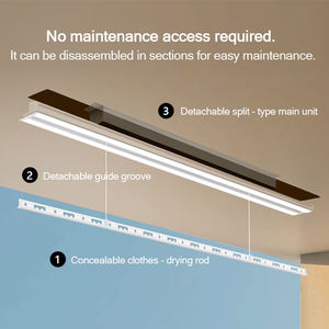 <span class=keywords><strong>Tendedero</strong></span> eléctrico inteligente oculto con función de elevación por control remoto capaz de ocultarse y secar la ropa - Product Image 5