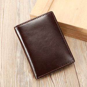 Portefeuille pour homme en cuir de vache véritable, porte-cartes multiples, porte-monnaie, porte-cartes de mode en cuir véritable, sac à main pour homme - Product Image 6