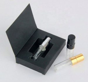Mini Botellas de Muestra de 3 ml, 5 ml, 10 ml, Frascos de Vidrio Transparente con Atomizador para Perfume de Bolsillo, con Caja de Papel - Product Image 2