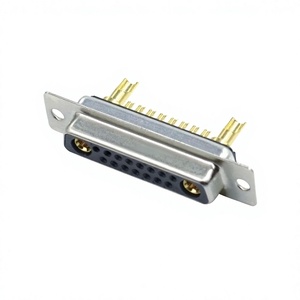 ขั้วต่อ D-SUB 17W2 แบบตัวเมีย กำลังไฟสูง 17W2 พร้อมกระแสไฟฟ้า 10A ชนิดบัดกรีสำหรับสายเคเบิลวัสดุทองแดง - Product Image 1