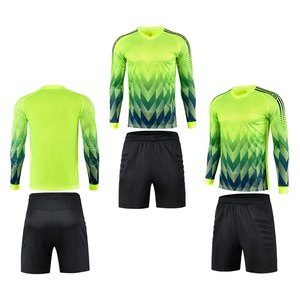 Set Divisa da Portiere da <span class=keywords><strong>Calcio</strong></span> OEM per Adulti e Bambini Uniforme Traspirante a Maniche Lunghe Tuta da Allenamento da Portiere con Logo Personalizzato - Product Image 6