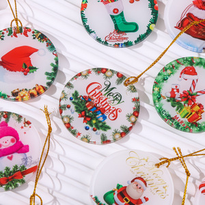 Ornements de Noël en acrylique personnalisés colorés ornements de bébé ma première <span class=keywords><strong>annonce</strong></span> de <span class=keywords><strong>grossesse</strong></span> de Noël 2024 pendentifs - Product Image 3