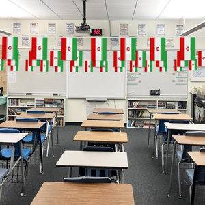 Vente directe fabricants – Drapeaux en polyester du Liban 14x21cm avec impression numérique pour la décoration des fêtes et des événements sportifs - Product Image 3