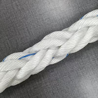 Câble d'ancrage marin haute résistance, fabrication en usine, 96 mm, 8 brins, corde en polyester, remorque de bateau, emballage, autre corde d'amarrage maritime