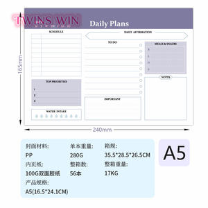 Planes diarios al por mayor Plan de estudiante Esta palabra se puede rasgar papel Notebook3349 - Product Image 6