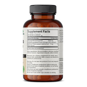 OEM Hot Sell Ashwagandha multivitaminico supplemento capsule potenziamento della capacità degli uomini supplemento - Product Image 2