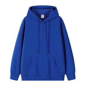 Sweat à capuche à épaules tombantes avec fermeture éclair brodée en coton 100% vintage lavé 350g pour homme Automne Casual Streetwear - Product Image 1