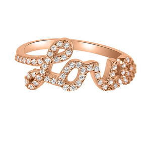 แหวนคู่รักทอง <span class=keywords><strong>14k</strong></span> ประดับเพชรแบบฝังเต็มวง รุ่นใหม่ล่าสุดจาก Gemnel สื่อถึงรักนิรันดร์ - Product Image 3