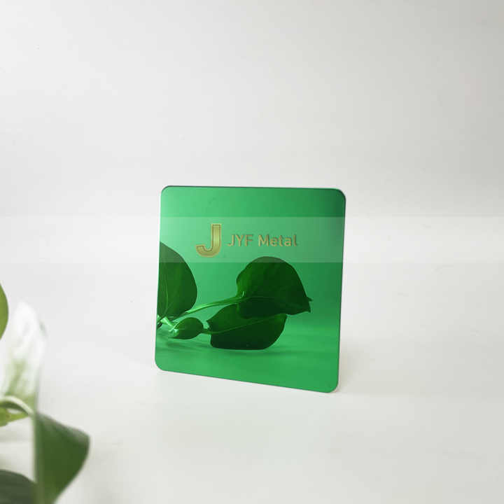 M81 Stainless Steel Emerald Green Mirror Panel High Gloss Decorative Metal Sheet for Interior Design & Furniture