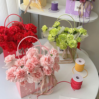 Offre Spéciale et haute qualité meilleure résistance à l'abrasion boîtes à fleurs de luxe avec boîte à bouquet floral longue durée de vie avec poignées
